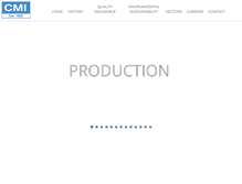 Tablet Screenshot of cmi-ltd.com